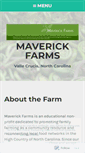 Mobile Screenshot of maverickfarms.com